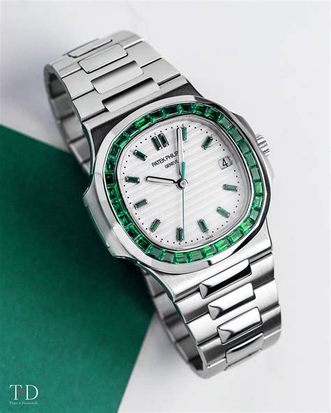 patek philippe 5711 platinum emerald green